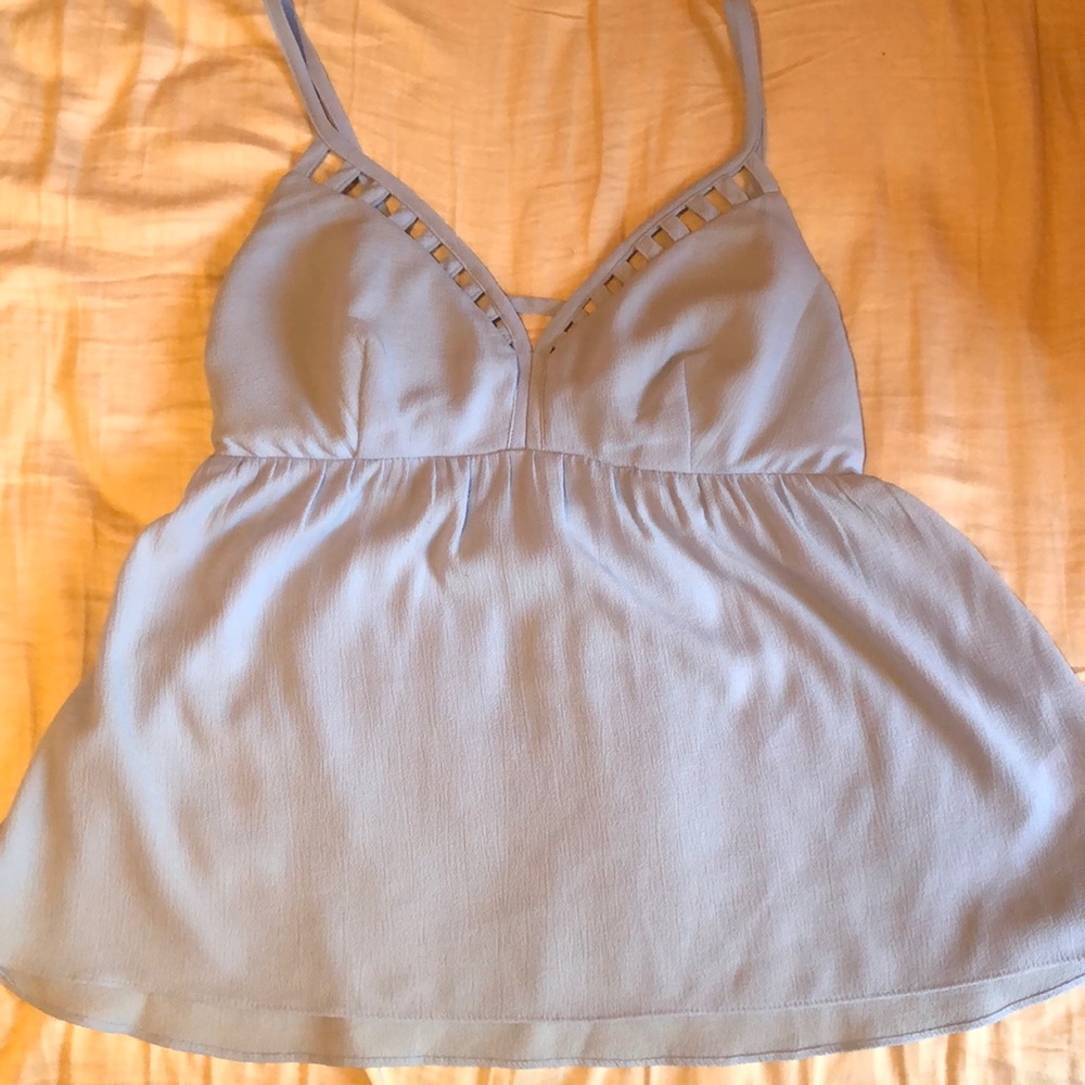 Baby blue blouse
